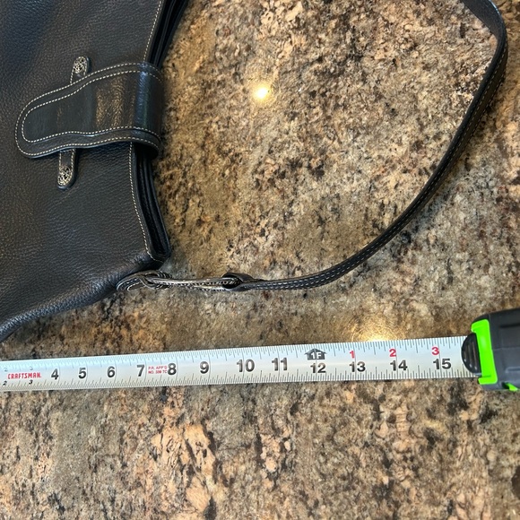 COPY - Brighton Vintage black leather shoulder bag - Picture 9 of 10